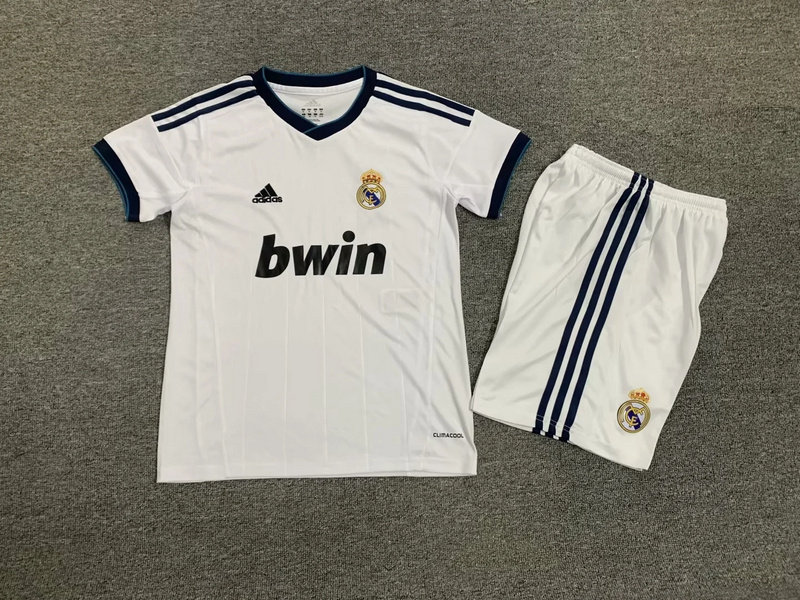 Kids-Real Madrid 12/13 Home Soccer Jersey